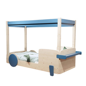 Mathy By Bols Laag Montessori Bed Discovery 1 Autobed hemelbed blauw