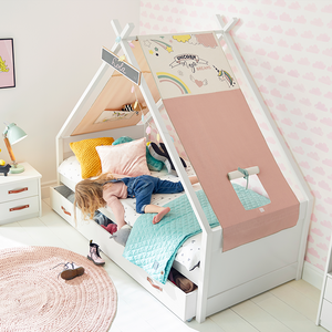 Lifetime Cool Kids Cabin Unicorn uitschuifbaar bed