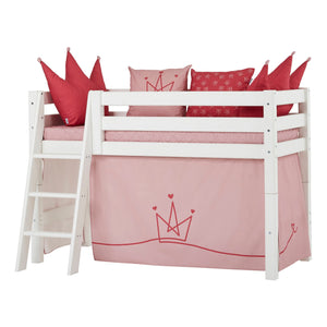 Hoppekids gewatteerde matrashoes 70x160x12 cm, Pale Rose