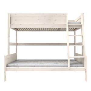 Familiestapelbed met ladder 120 x 200 & 90 x 200 cm