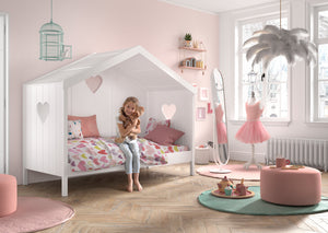 AMORI HUISBED MET RUG WIT *