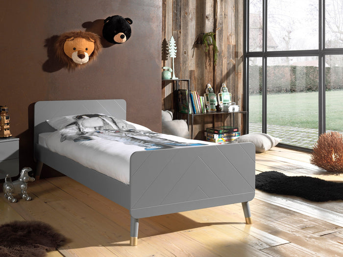 BILLY BED TIMELESS GRIJS 90x200 CM *