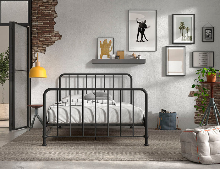 BRONXX BED MAT ZWART 140x200CM