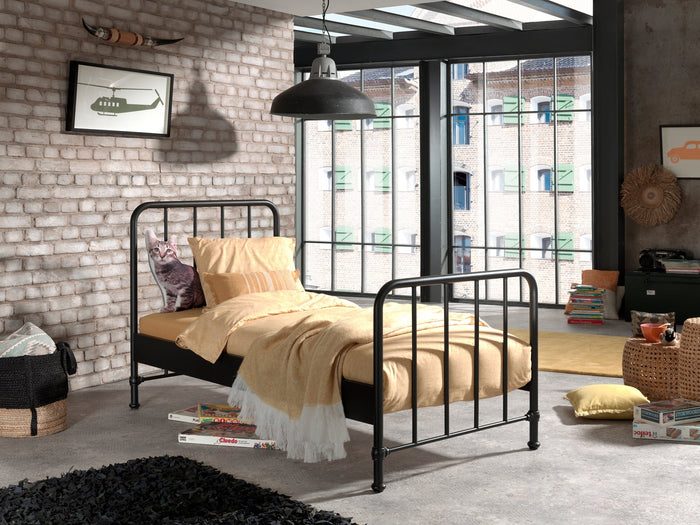 BRONXX BED MAT ZWART 90x200CM