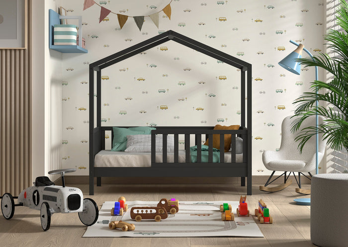 DALLAS JUNIOR BED 70x140 ANTRACIET *