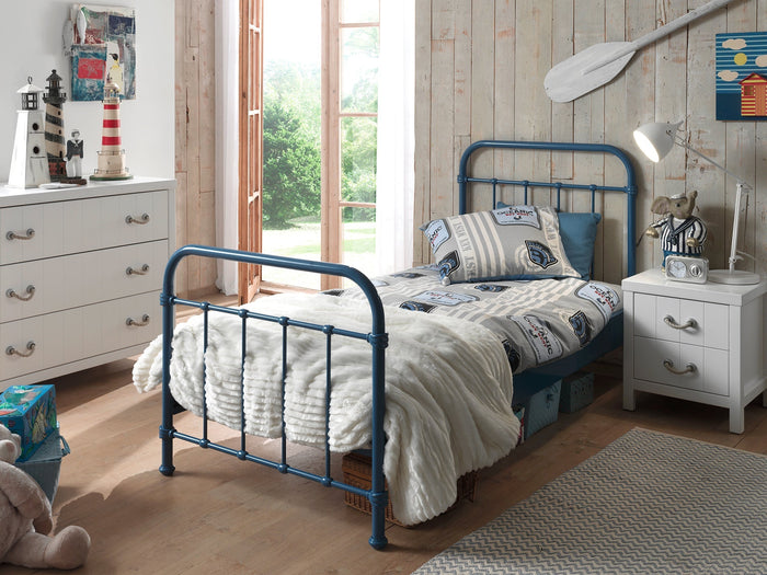 NEW YORK BED 90x200CM BLAUW