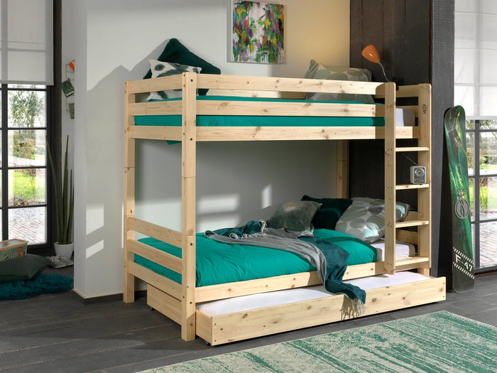 PINO-combinatie: een PINO stapelbed en een PINO rolbed
