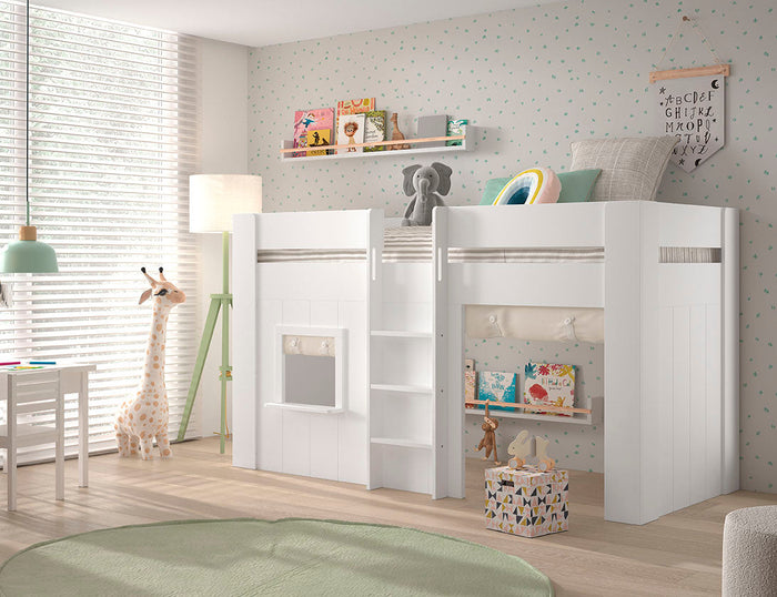 RENO HALFHOOGSLAPER MET TEXTIEL