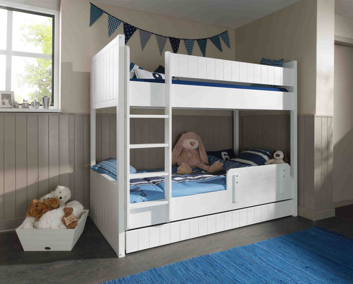 ROBIN combinatie: het ROBIN stapelbed, rolbed en uitvalbeveiliging.