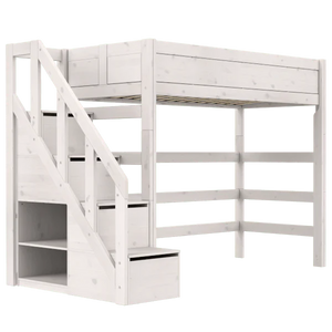 Hoogslaper  177cm met trapkast