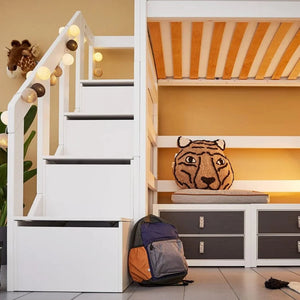 Hoogslaper  177cm met trapkast