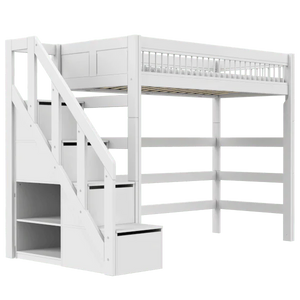 Hoogslaper  177cm met trapkast