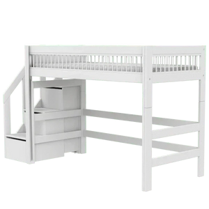 Hoogslaper  152cm met trapkast