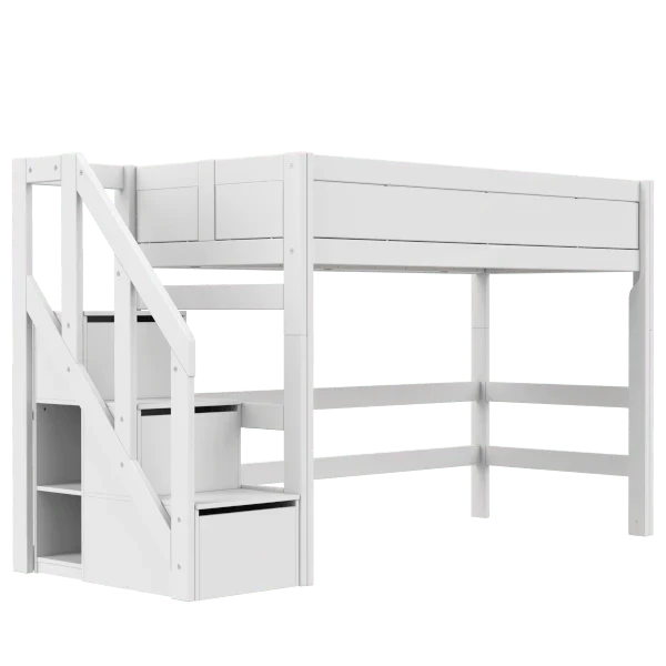 Hoogslaper  152cm met trapkast