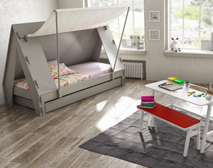 Tentbed met bedlade