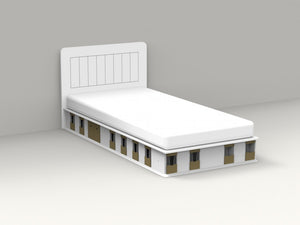 Stable bed - 2 kanten