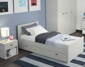 Madaket kinderbed met bedlade en bibliotheekkast