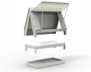 Tentbed met bedlade