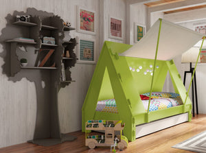 Tentbed met bedlade