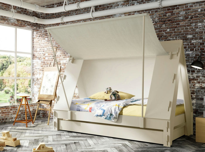 Tentbed met bedlade