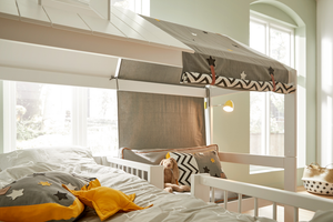 Lifetime Beachhouse Bed Hoekopstelling met Tentstof 90x200 cm
