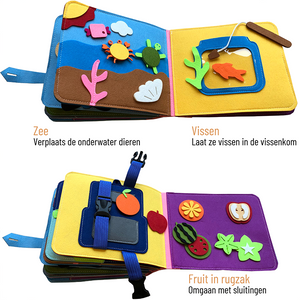 Droom Stapelbed stoffenboek activiteitenboek speelbord montessori speelgoed