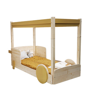Mathy By Bols Laag Montessori Bed Discovery 1 Autobed oker geel