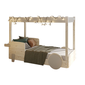Mathy By Bols Laag Montessori Bed Discovery 1 Autobed hemelbed grijs