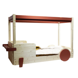 Mathy By Bols Laag Montessori Bed Discovery 1 Autobed hemelbed rood