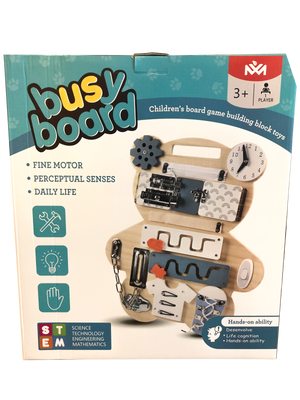 Activiteitenbord Busy Board Montessori Speelgoed Speelbord - 40x30cm - Vanaf 3 jaar
