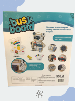 Activiteitenbord Busy Board Montessori Speelgoed Speelbord - 40x30cm - Vanaf 3 jaar